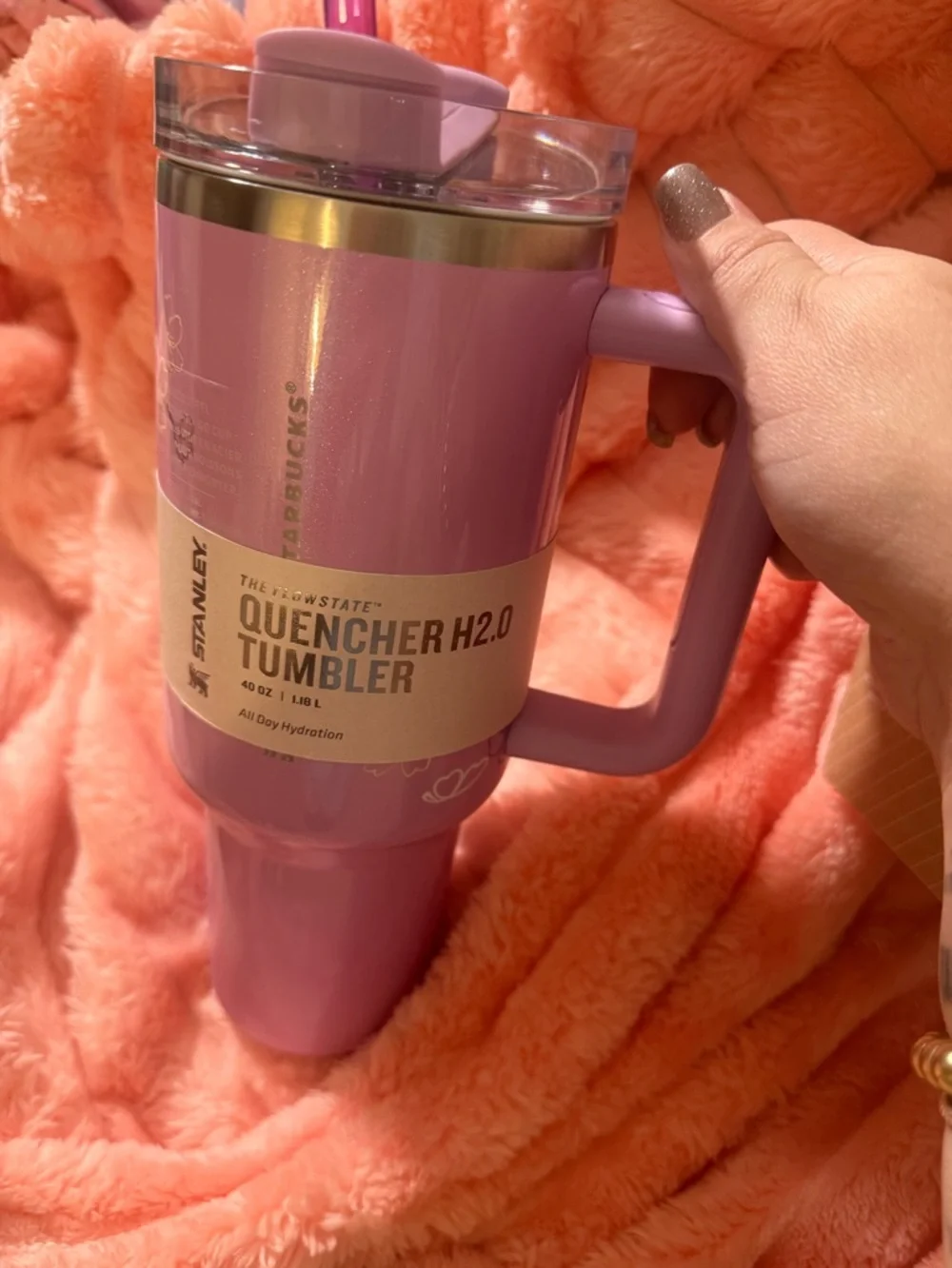 NIB Exclusive Collaboration STANLEY Lavender FlowState 40 oz Tumbler with Handle - Picture 4 of 8